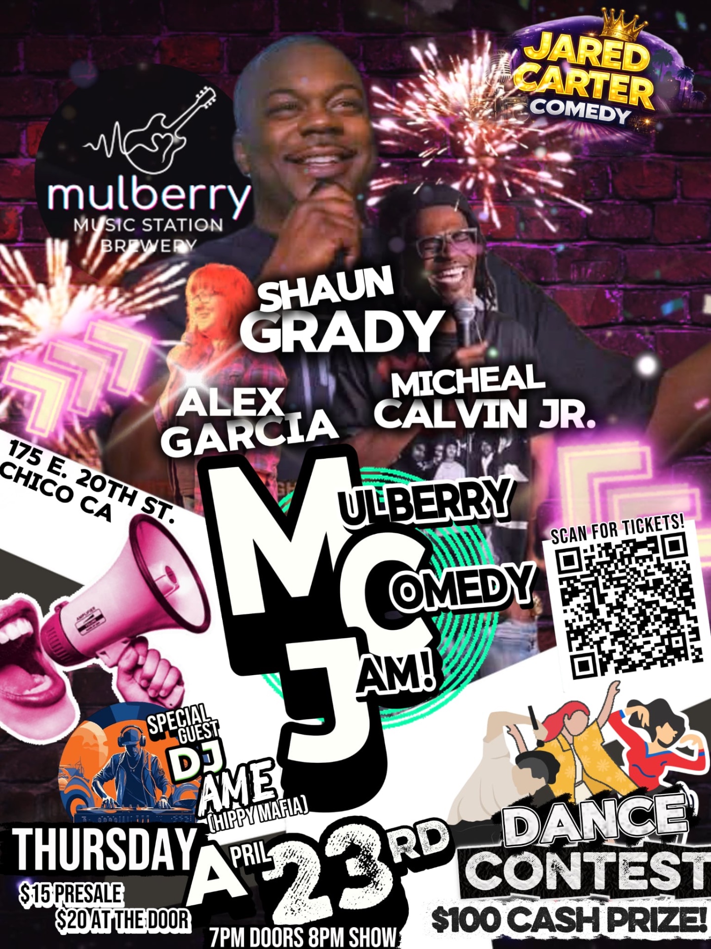 Mulberry Comedy Jam — Chico Comedy Scene