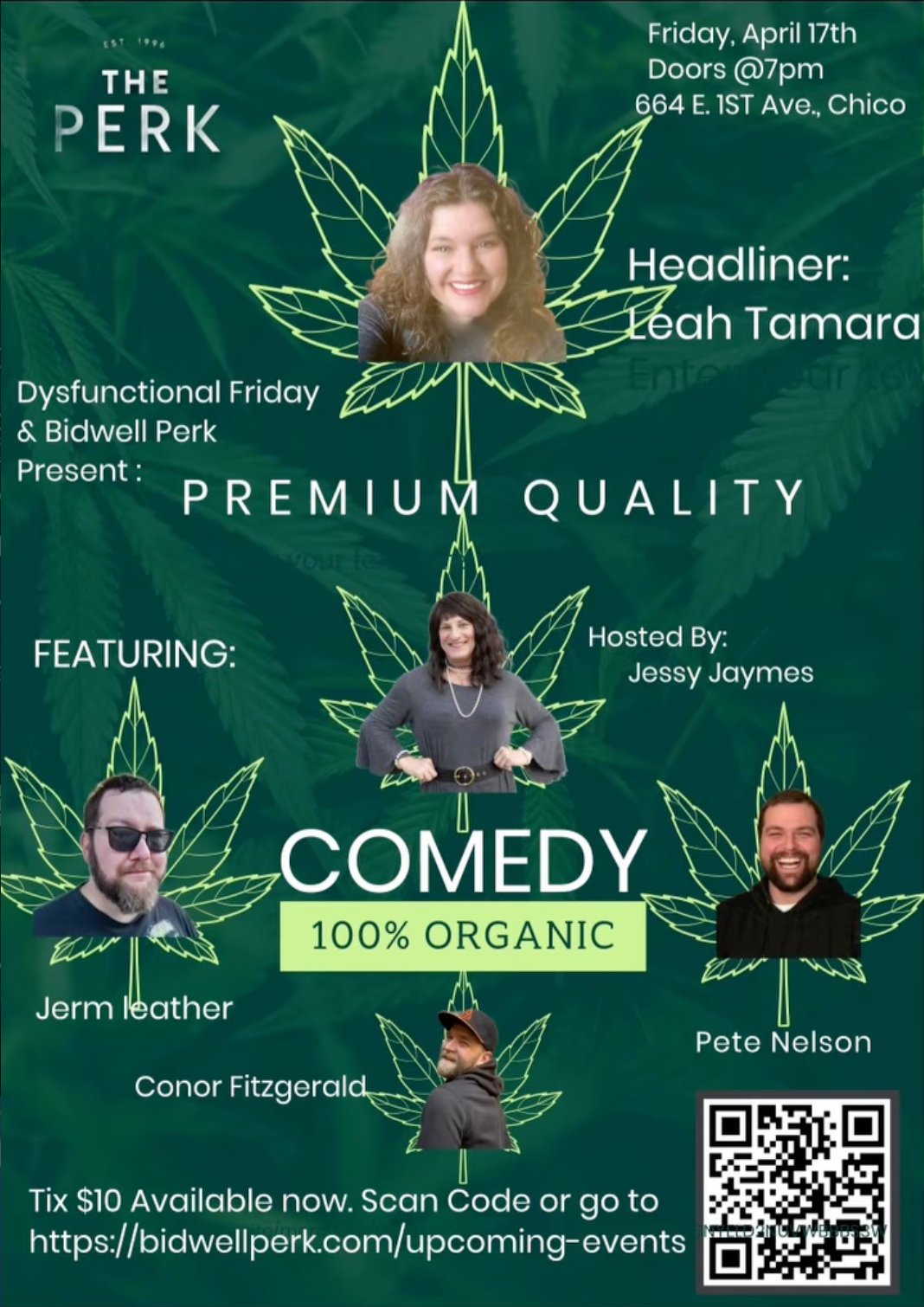 Dysfunctional Friday: Premium Quality Comedy — Chico Comedy Scene