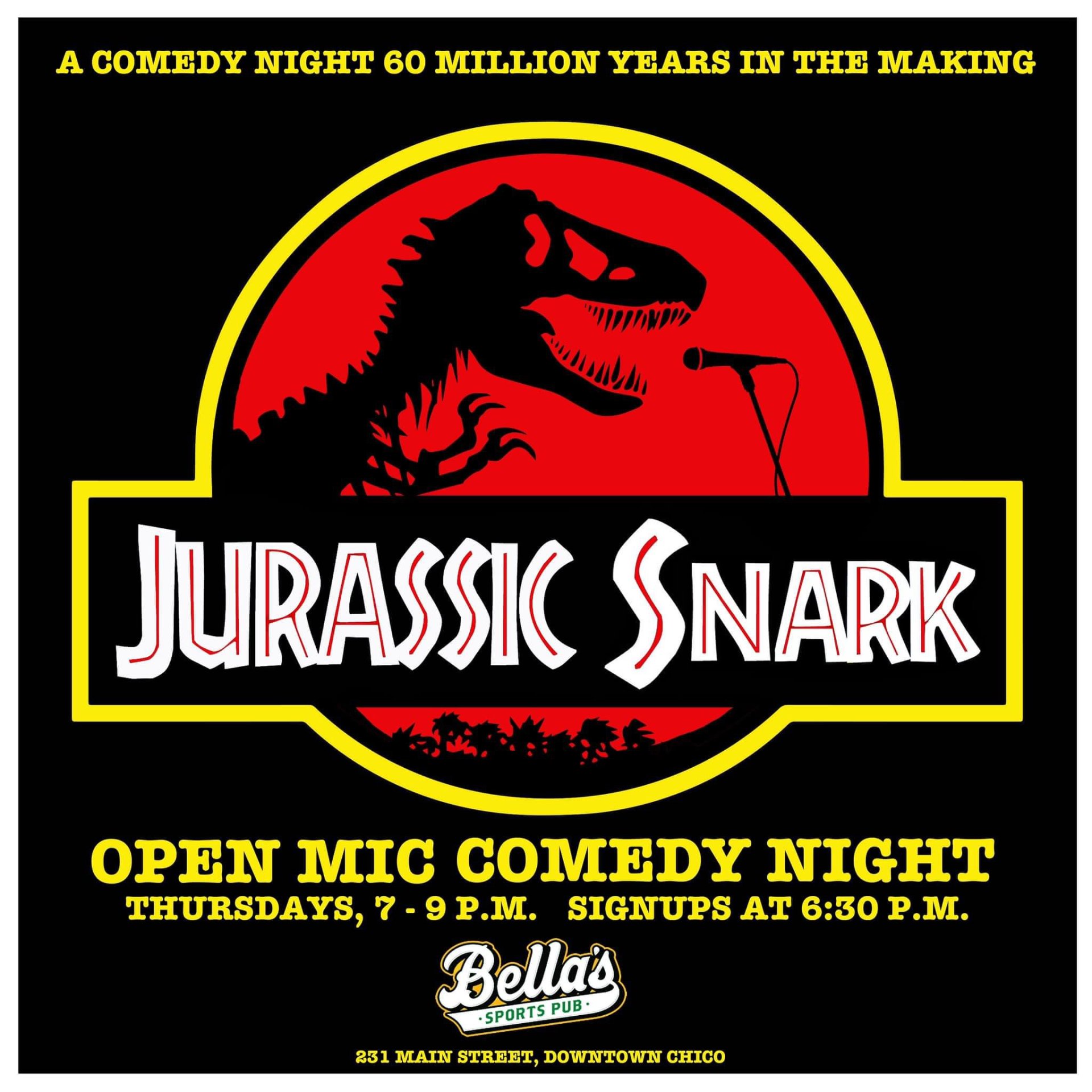 Jurassic Snark — Chico Comedy Scene